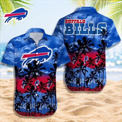 Buffalo Bills 3D Button 3D Button Hawaiian Shirt Gift for Men Dad Father Gift for Men Dad Father