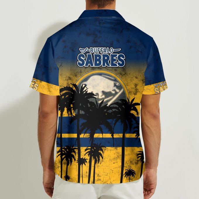 Buffalo Sabres 3D Button Hawaii Shirt Gift for Men Dad Father