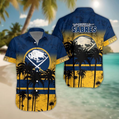 Buffalo Sabres 3D Button Hawaii Shirt Gift for Men Dad Father