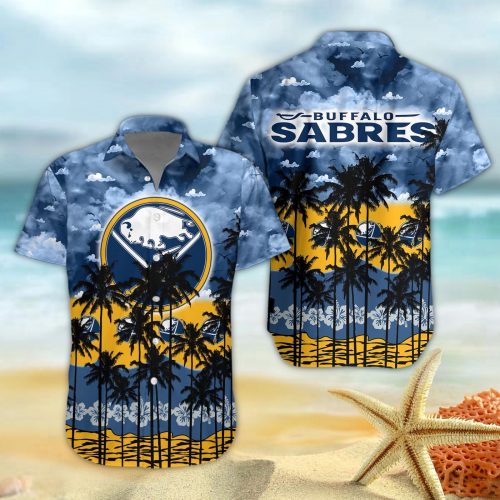 Buffalo Sabres 3D Button 3D Button Hawaiian Shirt Gift for Men Dad Father Gift for Men Dad Father