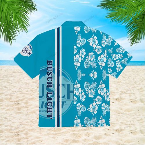 Busch Light 3D Button 3D Button Hawaiian Shirt Gift for Men Dad Father Gift for Men Dad Father 3HS-T2S2