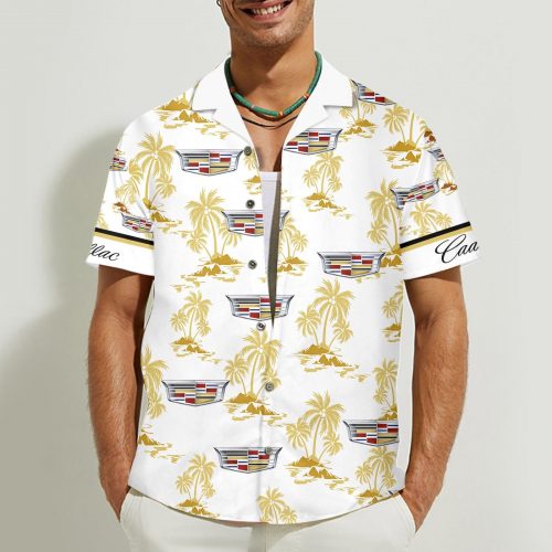 Cadillac 3D Button 3D Button Hawaiian Shirt Gift for Men Dad Father Gift for Men Dad Father