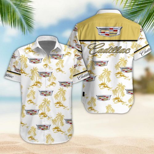 Cadillac 3D Button 3D Button Hawaiian Shirt Gift for Men Dad Father Gift for Men Dad Father