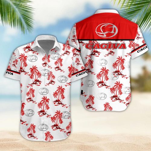 Cagiva 3D Button 3D Button Hawaiian Shirt Gift for Men Dad Father Gift for Men Dad Father