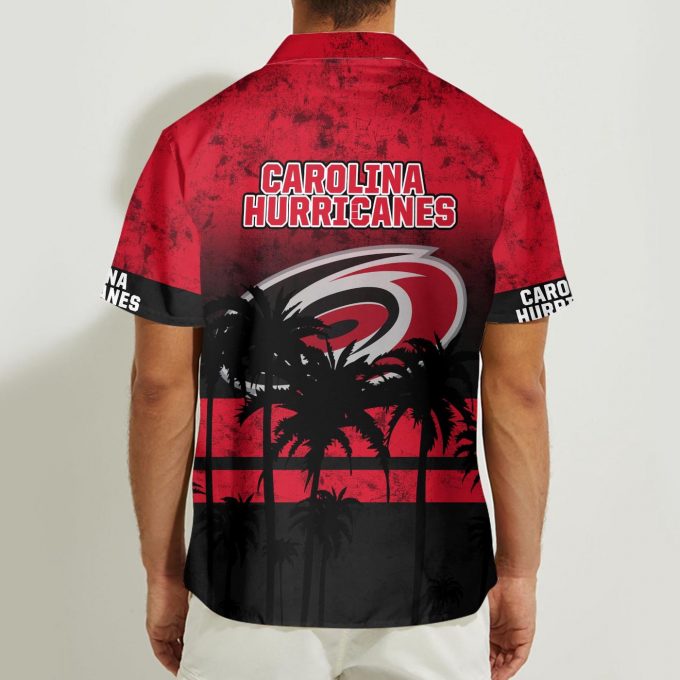 Carolina Hurricanes 3D Button Hawaii Shirt Gift for Men Dad Father