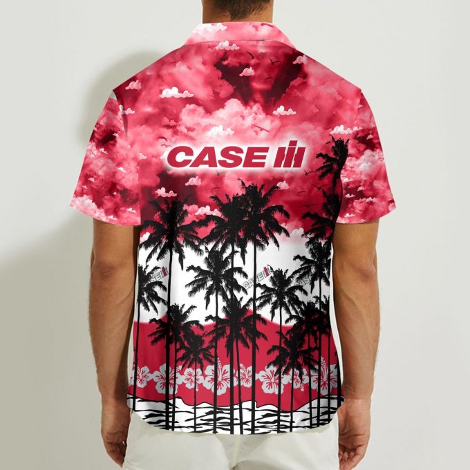 Case IH 3D Button Hawaii Shirt Gift for Men Dad Father