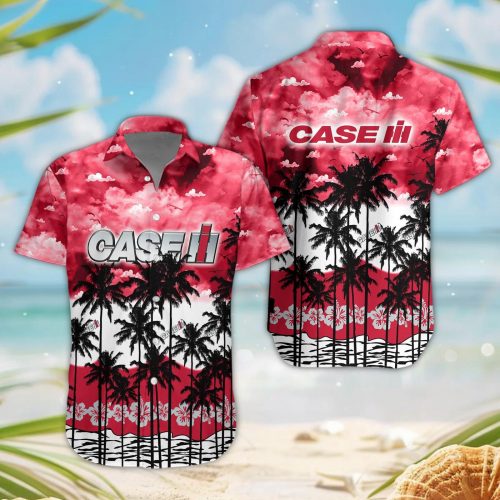 Case IH 3D Button Hawaii Shirt Gift for Men Dad Father