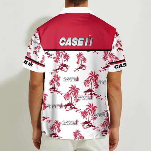 Case IH 3D Button 3D Button Hawaiian Shirt Gift for Men Dad Father Gift for Men Dad Father