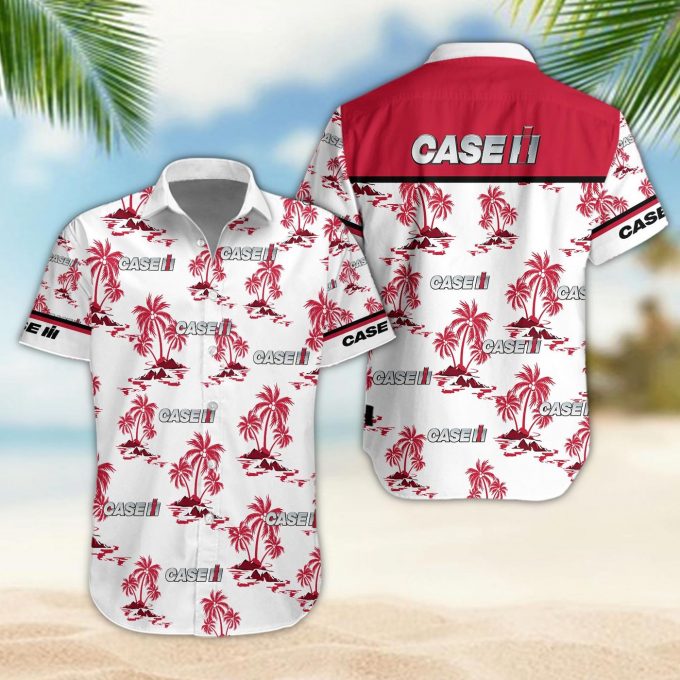 Case IH 3D Button 3D Button Hawaiian Shirt Gift for Men Dad Father Gift for Men Dad Father
