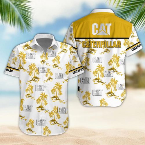 Caterpillar 3D Button 3D Button Hawaiian Shirt Gift for Men Dad Father Gift for Men Dad Father