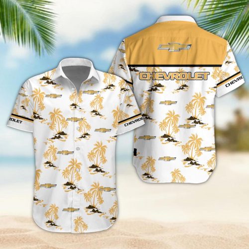 Chevrolet 3D Button 3D Button Hawaiian Shirt Gift for Men Dad Father Gift for Men Dad Father