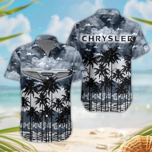 Chrysler 3D Button Hawaii Shirt Gift for Men Dad Father
