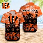Cincinnati Bengals 3D Button 3D Button Hawaiian Shirt Gift for Men Dad Father Gift for Men Dad Father