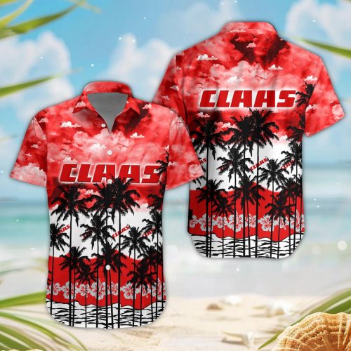 Claas 3D Button Hawaii Shirt Gift for Men Dad Father