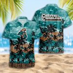 Coastal Carolina Chanticleers 3D Button 3D Button Hawaiian Shirt Gift for Men Dad Father Gift for Men Dad Father Trending Summer