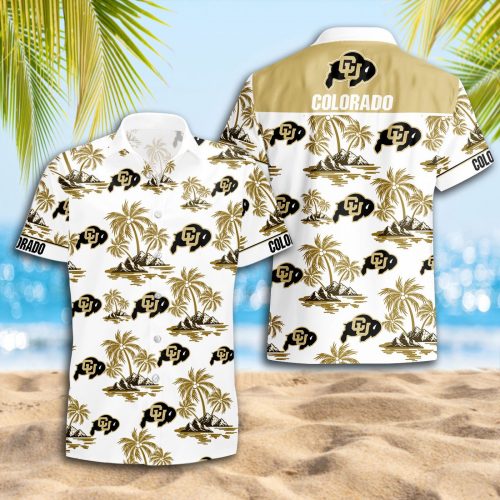 Colorado Buffaloes 3D Button Hawaii Shirt Gift for Men Dad Father