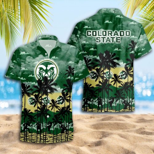 Colorado State Rams 3D Button 3D Button Hawaiian Shirt Gift for Men Dad Father Gift for Men Dad Father Trending Summer