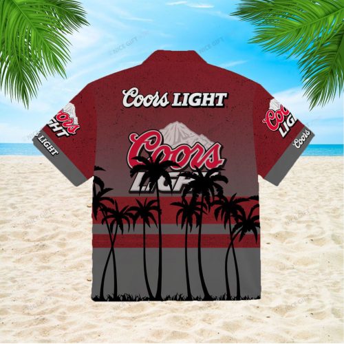 Coors Light 3D Button 3D Button Hawaiian Shirt Gift for Men Dad Father Gift for Men Dad Father 3HS-K7U9