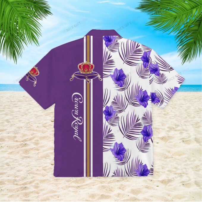Crown Royal 3D Button 3D Button Hawaiian Shirt Gift for Men Dad Father Gift for Men Dad Father 3HS-B7W8