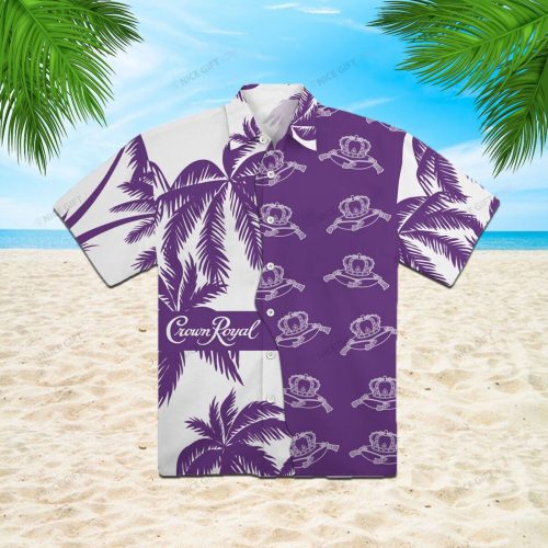 Crown Royal 3D Button 3D Button Hawaiian Shirt Gift for Men Dad Father Gift for Men Dad Father 3HS-L9H8
