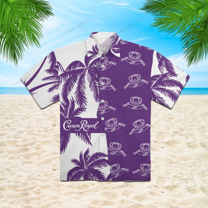 Crown Royal 3D Button 3D Button Hawaiian Shirt Gift for Men Dad Father Gift for Men Dad Father 3HS-L9H8