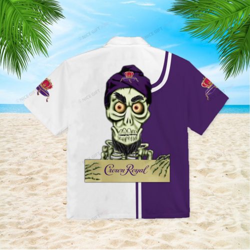 Crown Royal 3D Button 3D Button Hawaiian Shirt Gift for Men Dad Father Gift for Men Dad Father 3HS-N6V3