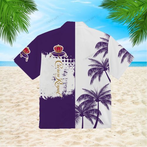 Crown Royal 3D Button 3D Button Hawaiian Shirt Gift for Men Dad Father Gift for Men Dad Father 3HS-V0N5