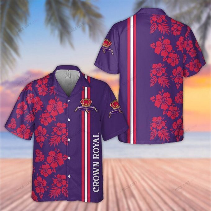 Crown Royal 3D Button 3D Button Hawaiian Shirt Gift for Men Dad Father Gift for Men Dad Father 3HS-Y0X5