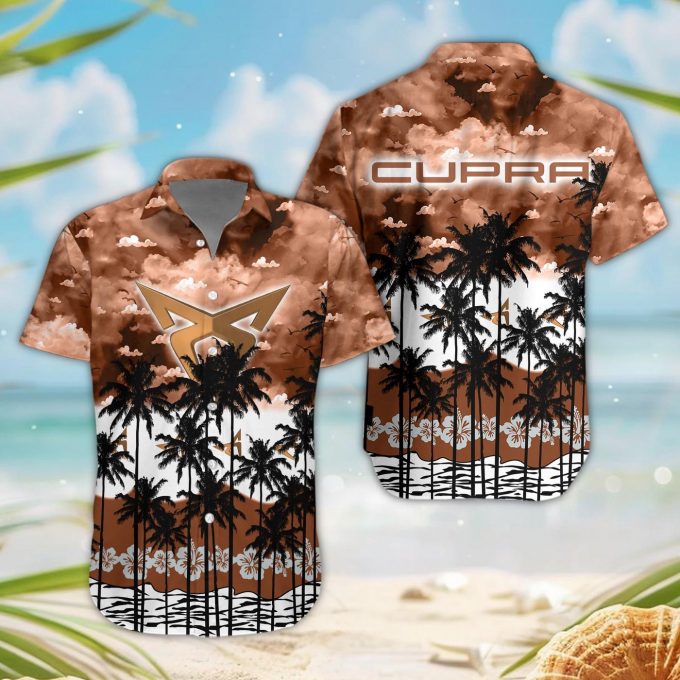 Cupra 3D Button Hawaii Shirt Gift for Men Dad Father