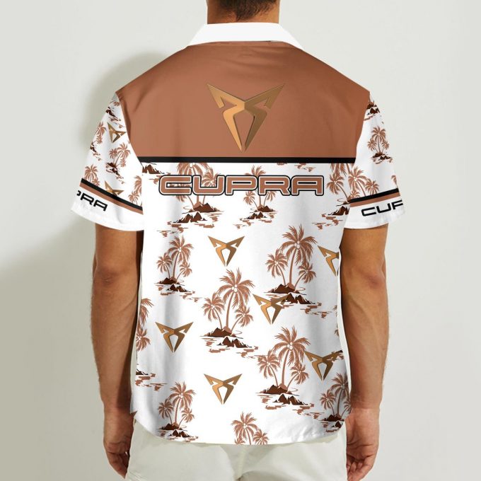 Cupra 3D Button 3D Button Hawaiian Shirt Gift for Men Dad Father Gift for Men Dad Father