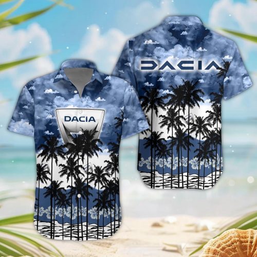 Dacia 3D Button Hawaii Shirt Gift for Men Dad Father