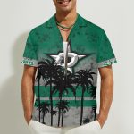 Dallas Stars 3D Button Hawaii Shirt Gift for Men Dad Father
