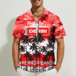 Derbi 3D Button Hawaii Shirt Gift for Men Dad Father