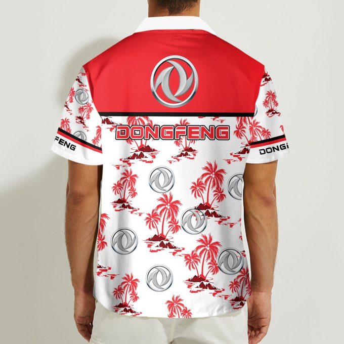 Dongfeng 3D Button 3D Button Hawaiian Shirt Gift for Men Dad Father Gift for Men Dad Father