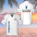 Dutch Bros. Coffee 3D Button 3D Button Hawaiian Shirt Gift for Men Dad Father Gift for Men Dad Father 3HS-V9T1