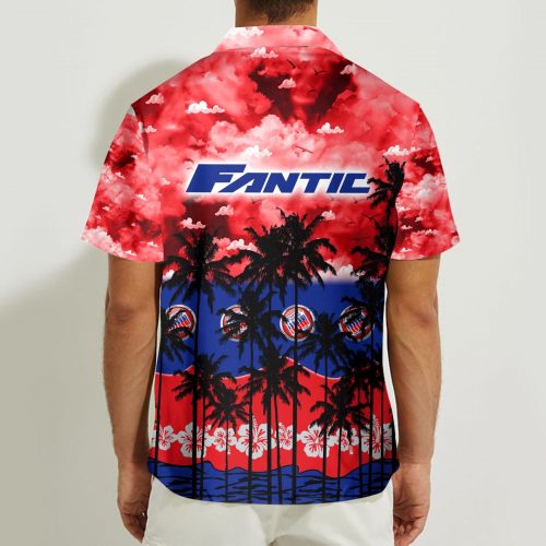 Fantic 3D Button Hawaii Shirt Gift for Men Dad Father