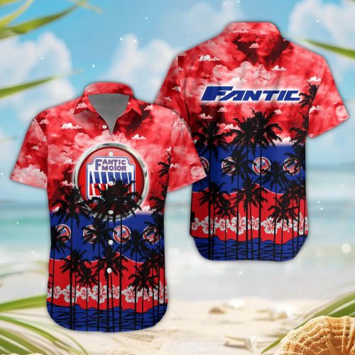 Fantic 3D Button Hawaii Shirt Gift for Men Dad Father
