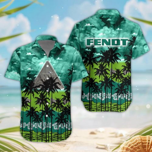Fendt 3D Button Hawaii Shirt Gift for Men Dad Father