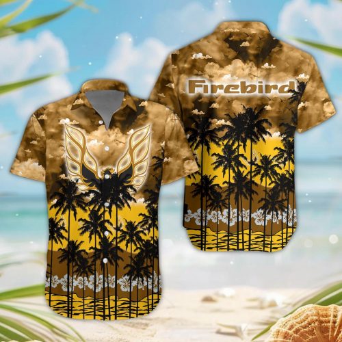 Firebird Pontiac 3D Button Hawaii Shirt Gift for Men Dad Father