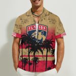Florida Panthers 3D Button Hawaii Shirt Gift for Men Dad Father