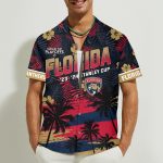 Florida Panthers  Stanley Cup Champions 3D Button 3D Button Hawaiian Shirt Gift for Men Dad Father Gift for Men Dad Father