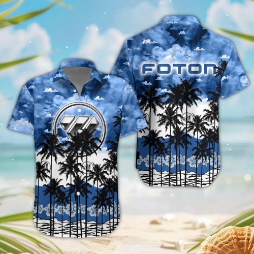 Foton 3D Button Hawaii Shirt Gift for Men Dad Father