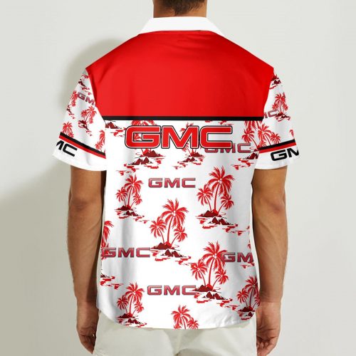 GMC 3D Button 3D Button Hawaiian Shirt Gift for Men Dad Father Gift for Men Dad Father
