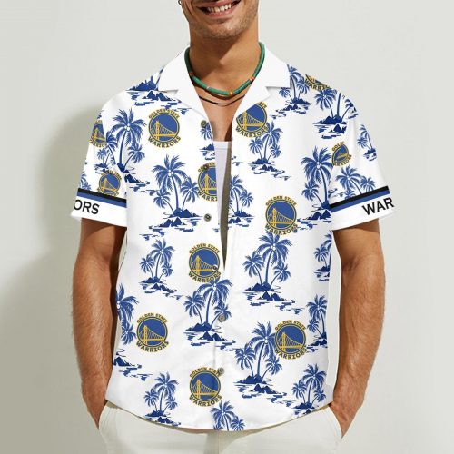 Golden State Warriors 3D Button Hawaii Shirt Gift for Men Dad Father