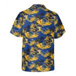 Golden State Warriors 3D Button 3D Button Hawaiian Shirt Gift for Men Dad Father Gift for Men Dad Father SH1