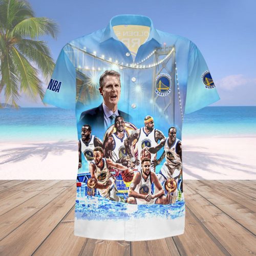 Golden State Warriors 3D Button 3D Button Hawaiian Shirt Gift for Men Dad Father Gift for Men Dad Father V6