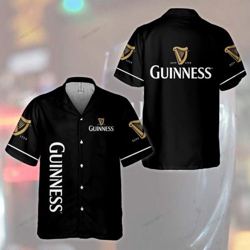 Guinness 3D Button 3D Button Hawaiian Shirt Gift for Men Dad Father Gift for Men Dad Father 3HS-W6X6