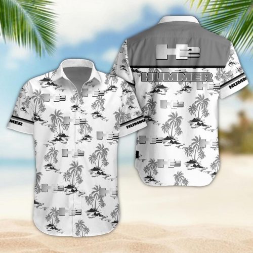 H2 Hummer 3D Button 3D Button Hawaiian Shirt Gift for Men Dad Father Gift for Men Dad Father