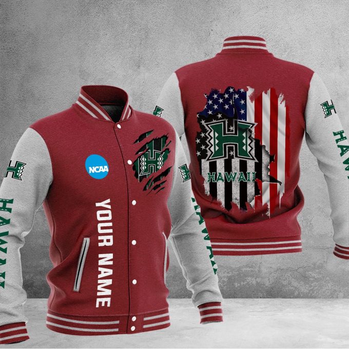 Hawaii Rainbow Warriors Baseball Jacket