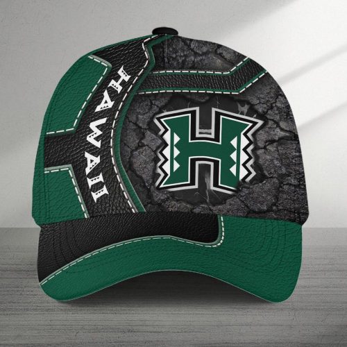 Hawaii Rainbow Warriors Classic Cap, Leather Cap